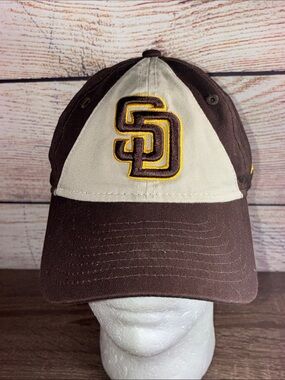 Youth Pre Owned New Era San Diego Padres Two-Tone Brown & Cream Baseball Cap